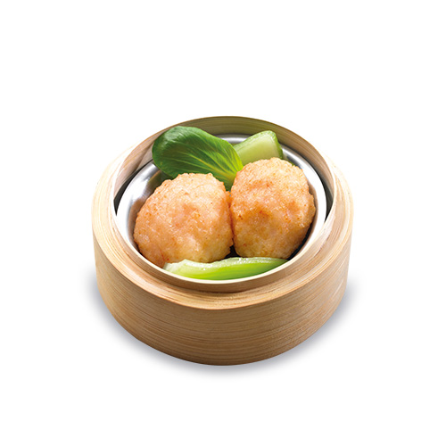 Steamed Shrimp Balls with Vegetable
