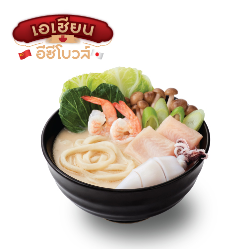 Tonkotsu Udon with Seafood