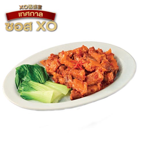 หมูกรอบซอส XO หมูกรอบซอส XO
