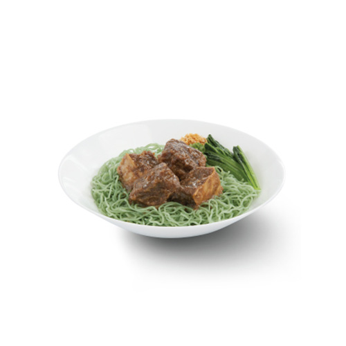 Green Noodles with Hong Kong Style Braised Beef
