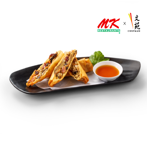 Crispy Spring Rolls with Roasted Duck Filling